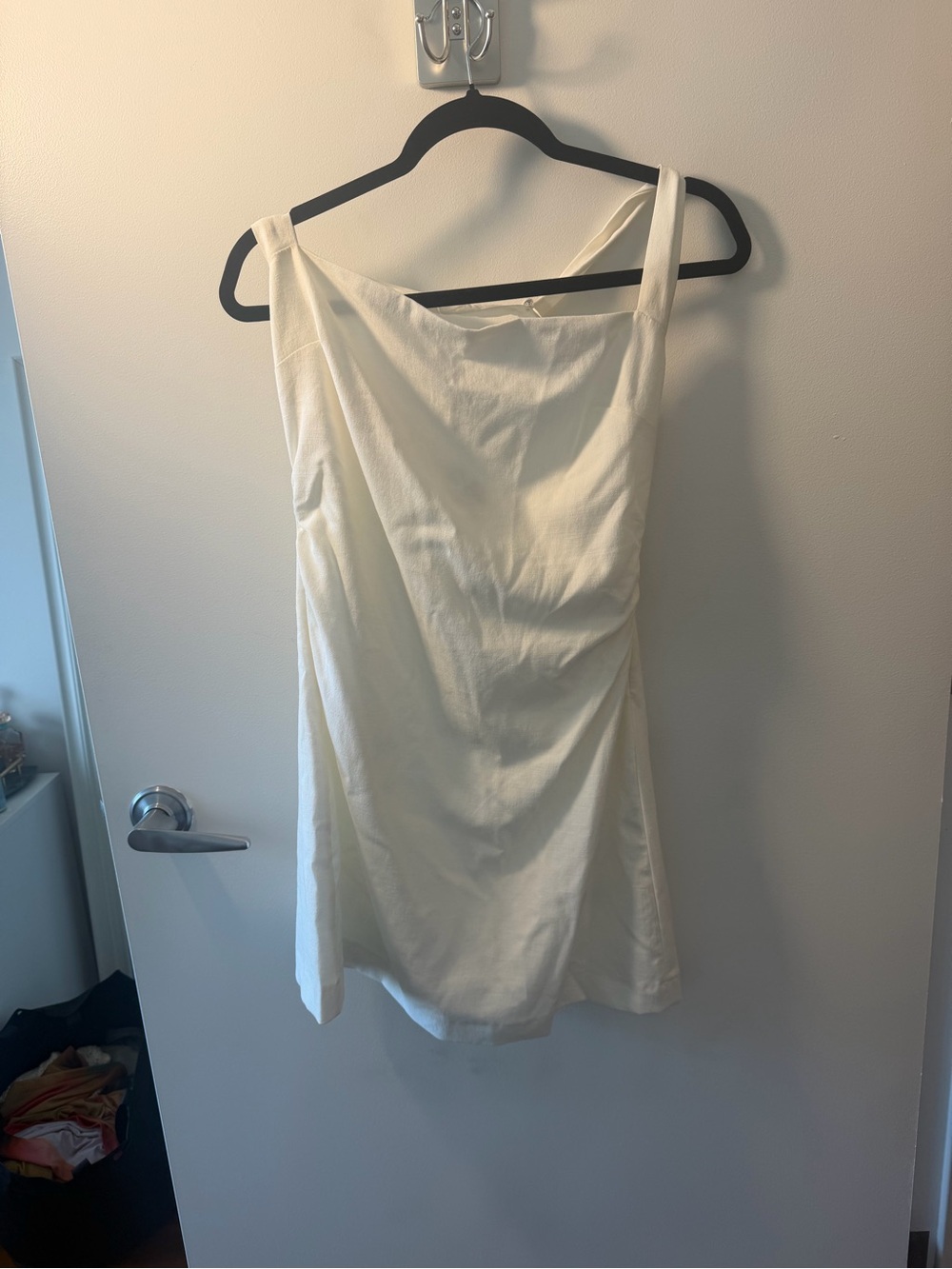 Women's White Halter-Neck Dress